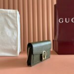 GUCCI 25S DIONYSUS WALLET ON CHAIN 20 IN DARK OLIVE GREEN CALFSKIN - Image 17