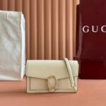 GUCCI 25S DIONYSUS WALLET ON CHAIN 20 IN IVORY CALFSKIN - Image 10