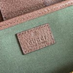 GUCCI 26S OPHIDIA HANDBAG 39 IN BROWN AND DARK BEIGE CANVAS - Image 9