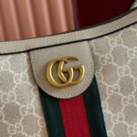 GG 25S EPILOGUE BAG 30 IN BEIGE AND WHITE CALFSKIN - Image 3