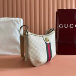 GG 25S EPILOGUE BAG 30 IN BEIGE AND WHITE CALFSKIN - Image 6