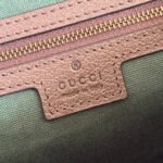 GUCCI 25S OPHIDIA SMALL BAG 28 IN BEIGE CANVAS AND BROWN CALFSKIN - Image 9