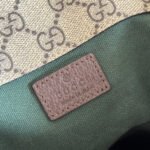 GUCCI 26S OPHIDIA LARGE BACKPACK 46 IN BEIGE AND BROWN CANVAS - Image 8