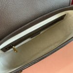 GUCCI 25S OPHIDIA MEDIUM CROSSBODY BAG 28 IN BEIGE CANVAS AND BROWN CALFSKIN - Image 15