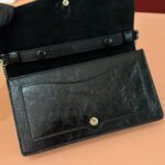 GUCCI 25S DIONYSUS WALLET ON CHAIN 20 IN BLACK GLOSSY CALFSKIN - Image 6
