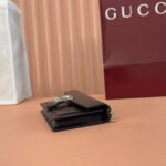 GUCCI 25S DIONYSUS WALLET ON CHAIN 20 IN BLACK GLOSSY CALFSKIN - Image 18
