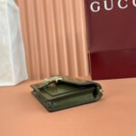 GUCCI 25S DIONYSUS WALLET ON CHAIN 20 IN GREEN GLOSSY CALFSKIN - Image 16