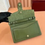 GUCCI 25S DIONYSUS WALLET ON CHAIN 20 IN GREEN GLOSSY CALFSKIN - Image 14