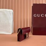 GUCCI 25S DIONYSUS WALLET ON CHAIN 20 IN ROSSO ANCORA GLOSSY CALFSKIN - Image 15