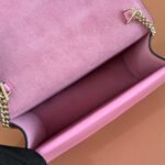 GUCCI 25S DIONYSUS WALLET ON CHAIN 17 IN PINK GLOSSY CALFSKIN - Image 16