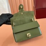 GUCCI 25S DIONYSUS WALLET ON CHAIN 17 IN GREEN GLOSSY CALFSKIN - Image 14