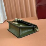GUCCI 25S DIONYSUS WALLET ON CHAIN 17 IN GREEN GLOSSY CALFSKIN - Image 17