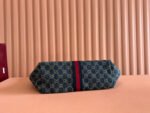 GUCCI 25S GIGLIO LARGE TOTE BAG 50 IN BLUE AND WHITE DENIM - Image 16