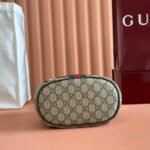 GG 25S OPHIDIA SMALL BACKPACK 20 IN BEIGE AND EBONY CALFSKIN - Image 17