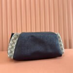 GUCCI 25S OPHIDIA MEDIUM BACKPACK 40 CM IN BEIGE MIX BLACK CALFSKIN - Image 18