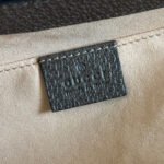 GUCCI 26S OPHIDIA HANDBAG 25 IN BROWN AND DARK BEIGE CALFSKIN - Image 8