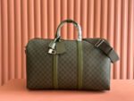 GUCCI 25S OPHIDIA MEDIUM BAG 52 CM IN MOSS GREEN CALFSKIN - Image 12