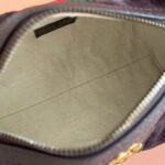 GUCCI 25S OPHIDIA MINI SHOULDER BAG 19 CM IN DARK CHOCOLATE BROWN SUEDE - Image 18