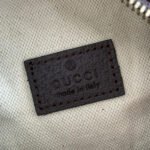 GUCCI 25S OPHIDIA MINI SHOULDER BAG 19 CM IN DARK CHOCOLATE BROWN SUEDE - Image 17