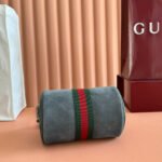 GUCCI 25S OPHIDIA MINI SHOULDER BAG 19 CM IN GREY SUEDE - Image 14
