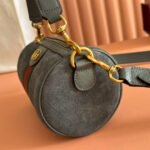 GUCCI 25S OPHIDIA MINI SHOULDER BAG 19 CM IN GREY SUEDE - Image 16