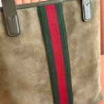 GUCCI 25S OPHIDIA MEDIUM TOTE 36 CM IN EARTH BROWN SUEDE - Image 6