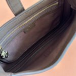 GUCCI 25S JACKIE 1961 SMALL BAG 28 CM IN DARK BROWN LEATHER WITH GOLD HARDWARE - Image 8