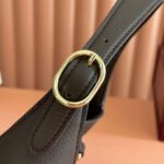 GUCCI 25S JACKIE 1961 SMALL BAG 28 CM IN DARK BROWN LEATHER WITH GOLD HARDWARE - Image 15