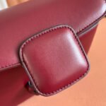 GUCCI 25S HORSEBIT 1955 MINI BAG 20 CM IN DARK RED CALFSKIN WITH GOLD HARDWARE - Image 14