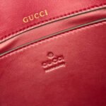 GUCCI 25S HORSEBIT 1955 MINI BAG 26 CM IN DARK RED CALFSKIN WITH GOLD HARDWARE - Image 14