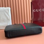 GUCCI 25S OPHIDIA LARGE DOCUMENT CASE 40 CM IN BLACK CALFSKIN - Image 12