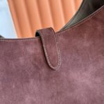 GUCCI 25S JACKIE GIORNO 44 CM IN DARK CHOCOLATE BROWN SUEDE - Image 5
