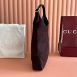 GUCCI 25S JACKIE GIORNO 44 CM IN DARK CHOCOLATE BROWN SUEDE - Image 2