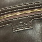 GUCCI 25S JACKIE GIORNO 44 CM IN DARK CHOCOLATE BROWN SUEDE - Image 15