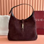GUCCI 25S JACKIE GIORNO 44 CM IN DARK CHOCOLATE BROWN SUEDE - Image 10