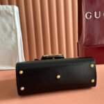 GUCCI 25S HORSEBIT 1955 MEDIUM SHOULDER BAG 29 CM IN BLACK CALFSKIN WITH GOLD HARDWARE - Image 14