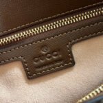 GUCCI 25S HORSEBIT 1955 MEDIUM SHOULDER BAG 29 CM IN BROWN CALFSKIN WITH GOLD HARDWARE - Image 18