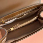 GUCCI 25S HORSEBIT 1955 MEDIUM SHOULDER BAG 29 CM IN BROWN CALFSKIN WITH GOLD HARDWARE - Image 8