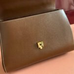 GUCCI 25S HORSEBIT 1955 MEDIUM SHOULDER BAG 29 CM IN BROWN CALFSKIN WITH GOLD HARDWARE - Image 7