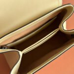 GUCCI 25S HORSEBIT 1955 MEDIUM SHOULDER BAG 22 CM IN CREAM WHITE CALFSKIN WITH GOLD HARDWARE - Image 8