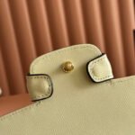 GUCCI 25S HORSEBIT 1955 MEDIUM SHOULDER BAG 22 CM IN CREAM WHITE CALFSKIN WITH GOLD HARDWARE - Image 7