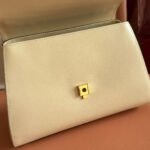GUCCI 25S HORSEBIT 1955 MEDIUM SHOULDER BAG 29 CM IN CREAM WHITE CALFSKIN WITH GOLD HARDWARE - Image 14