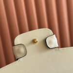GUCCI 25S HORSEBIT 1955 MEDIUM SHOULDER BAG 29 CM IN CREAM WHITE CALFSKIN WITH GOLD HARDWARE - Image 16