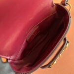 GUCCI 26S HORSEBIT 1955 BAG 13 IN DARK RED CALFSKIN - Image 5