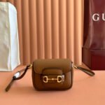GUCCI 26S HORSEBIT 1955 BAG 13 IN BROWN CALFSKIN - Image 10