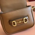 GUCCI 26S HORSEBIT 1955 BAG 13 IN BROWN CALFSKIN - Image 2