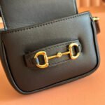 GUCCI 26S HORSEBIT 1955 BAG 13 IN BLACK CALFSKIN - Image 7