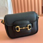 GUCCI 26S HORSEBIT 1955 BAG 13 IN BLACK CALFSKIN - Image 2