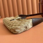 GUCCI 25S JACKIE MONOGRAM 27 CM IN LIGHT BROWN CANVAS AND CALFSKIN - Image 5