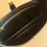 GUCCI 26S JACKIE SLIM SHOULDER BAG 27 IN BLACK CALFSKIN - Image 7